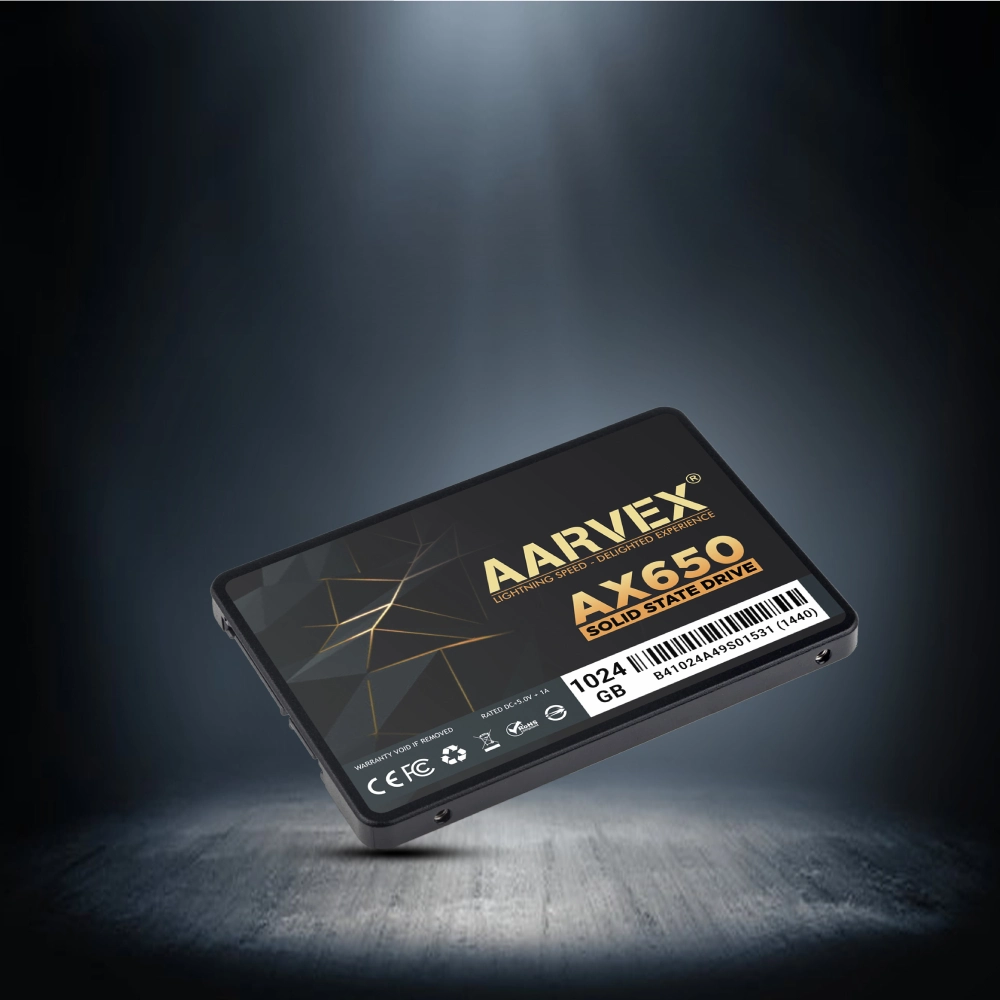 Aarvex Internal SSD 1TB SATA (AX650) view 4